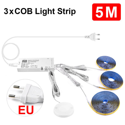 Smart Penetrable Wood COB LED Strip Touch Sensor