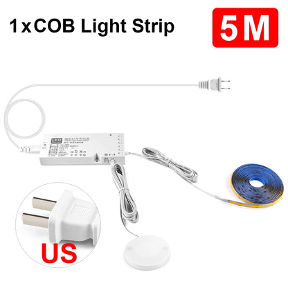 Smart Penetrable Wood COB LED Strip Touch Sensor