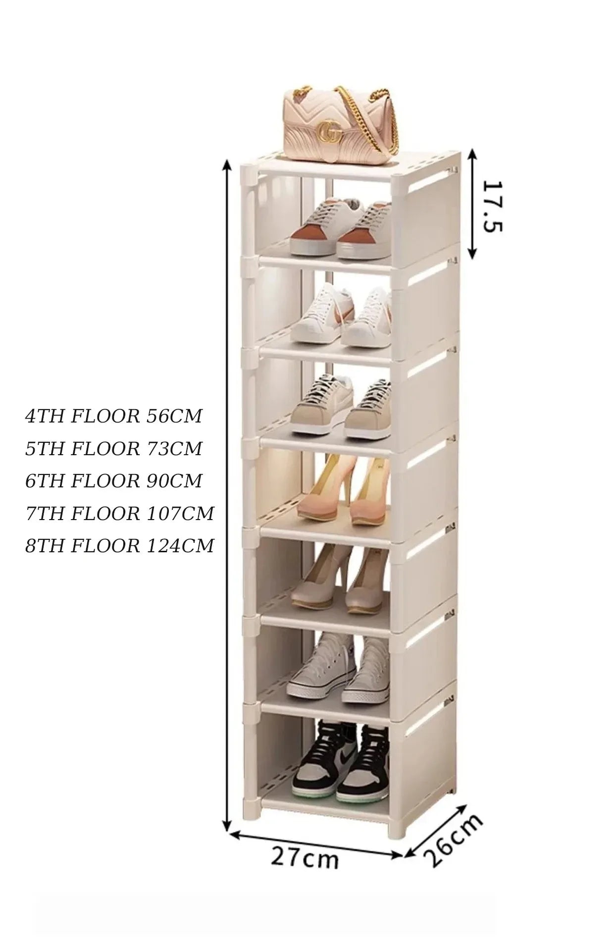 Stackable Shoe Rack Organizer